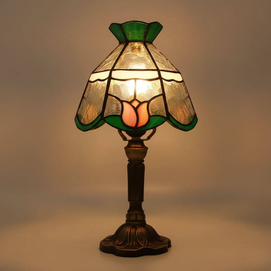 GLASSMAGI | Håndlaget glassmosaikklampe