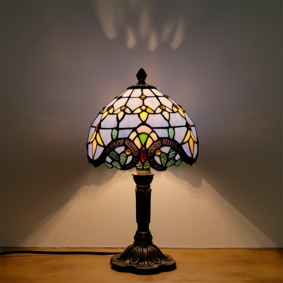 FARGEPRAKT | klassisk fargerik bordlampe