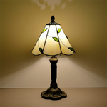 Løvet | retro glasslampe med løvmotiv