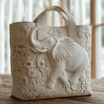 Håndlaget veske – elefant