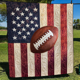 Amerikansk fotballstjerne personlig pledd