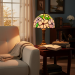 KRONBLAD | barokk bordlampe