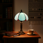 Himmelsblå | Blå glasslampe