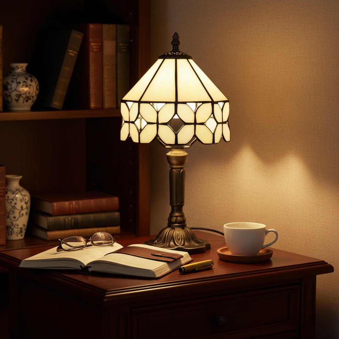 Ingebjørg | Antikk glasslampe