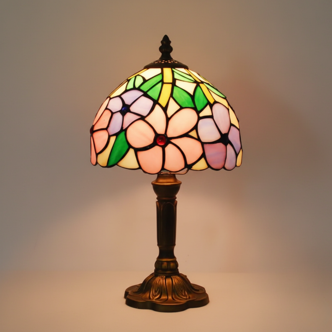 KRONBLAD | barokk bordlampe