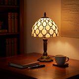 Elfenben | luksuriøs bordlampe i barokkstil