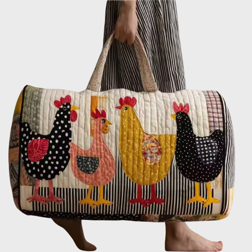 Inger | Myk håndlaget weekendbag