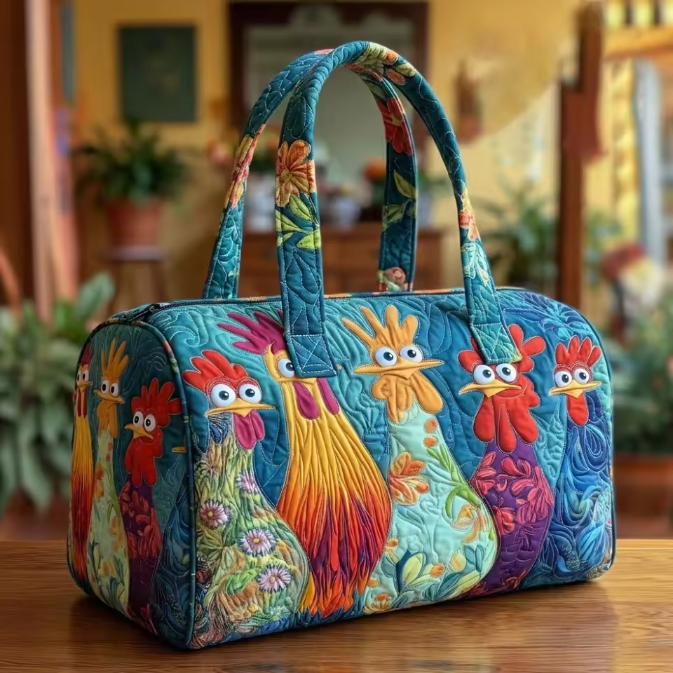 Bodil-Kristin | Myk håndlaget weekendbag