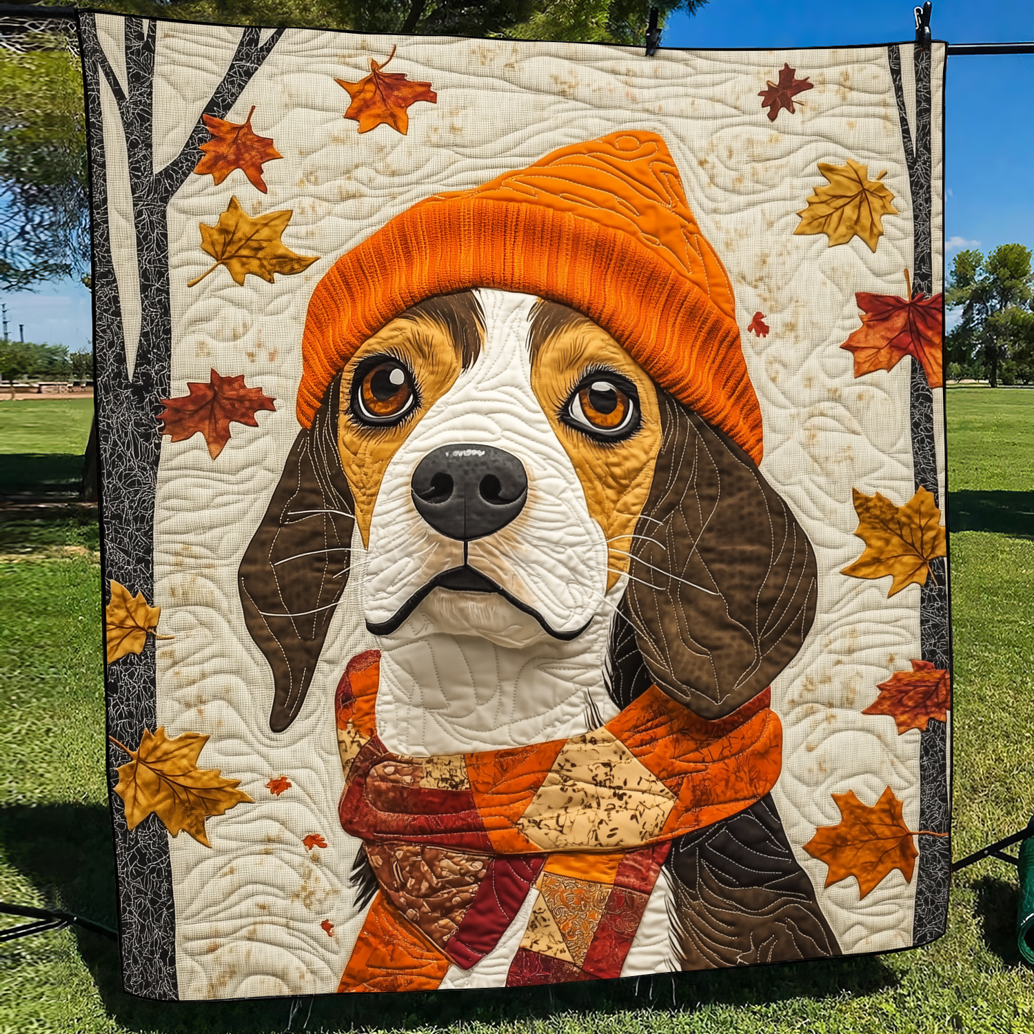 Søt beagle pledd
