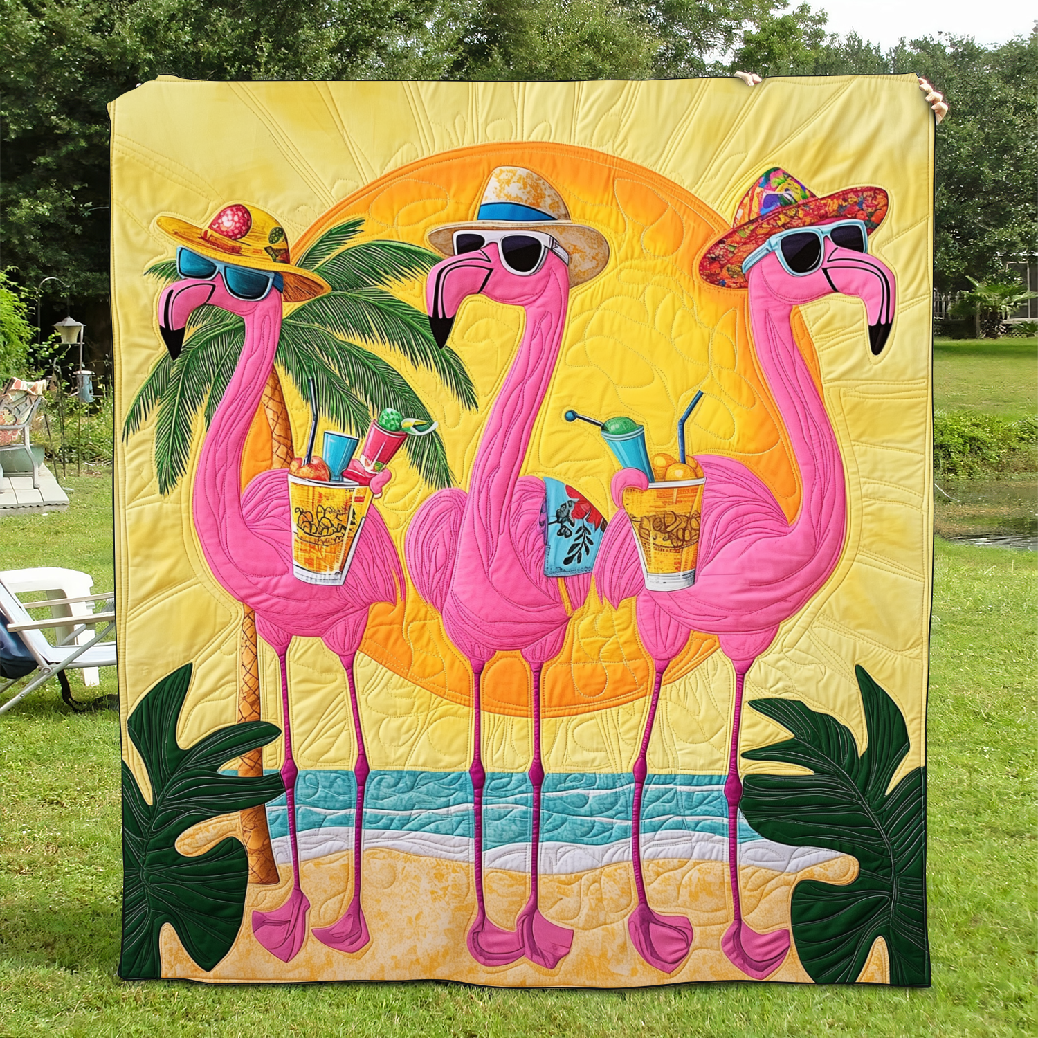 Søt flamingopledd