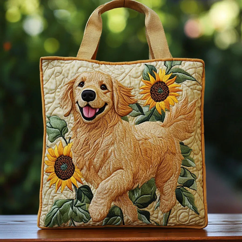 Håndlaget veske – golden retriever