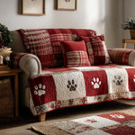 Kirsten | quiltet sofatrekk med ben Elegant