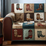 Lovise - westernstil quiltet sofatrekk