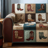 Lovise - westernstil quiltet sofatrekk