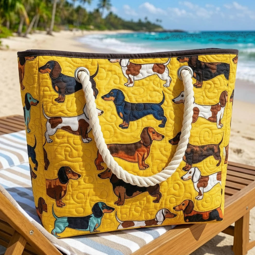Håndlaget strandveske | Dachs