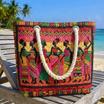 Håndlaget strandveske | Melaninens dronninger