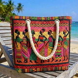 Håndlaget strandveske | Melaninens dronninger