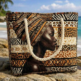 Håndlaget strandveske | Melaninens dronning