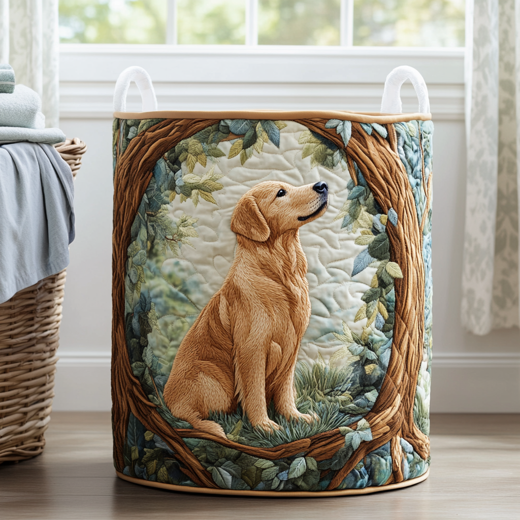 Gylne retriever – skittentøyskurv