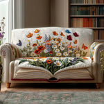 Malva - quiltet sofatrekk for hjørnesofa