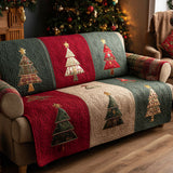 Live – quiltet sofatrekk juletre