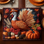 Quiltet bordløper – Kalkun til Thanksgiving