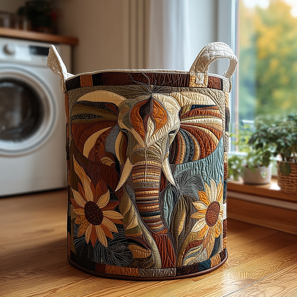 Mystisk elefant – skittentøyskurv