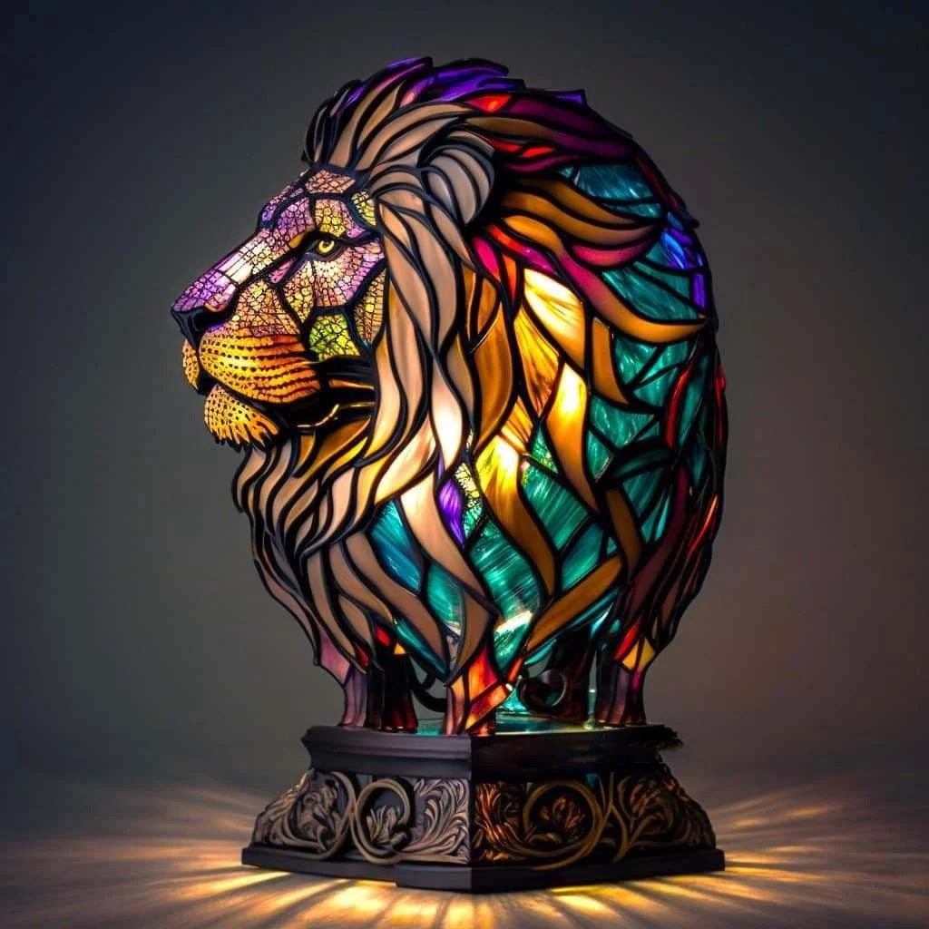Urho | magisk lampe med løve