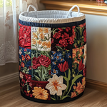 Skittentøyskurv med blomstermotiv