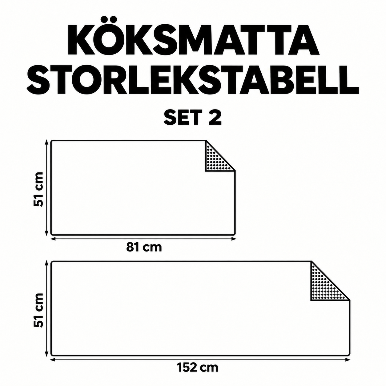 Sklisikker kjøkkenmatte – vinterstjerne