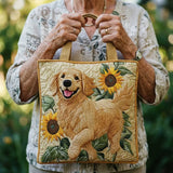 Håndlaget veske – golden retriever