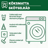 Sklisikker kjøkkenmatte – Korallrev
