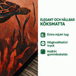 Sklisikker kjøkkenmatte – Korallrev
