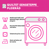 Arktisk mops 3-delt sengesett
