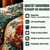 Lovise - westernstil quiltet sofatrekk