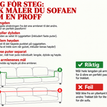 Lina - quiltet sofatrekk, ravfarget tre