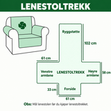 Aurora - quiltet sofatrekk vill natur