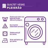 Quiltet ryggsekk – Havskilpadde på tropisk strand