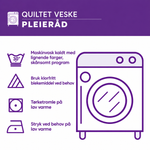 Quiltet ryggsekk – Ballerina