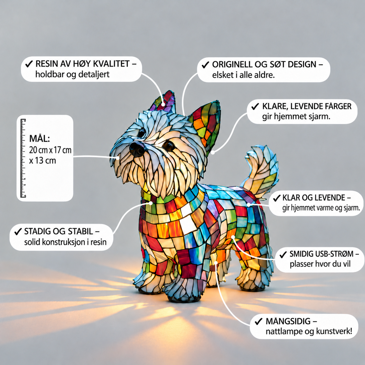 Sverre – fortryllet lampe med hund