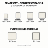 Skilpadderev – 3-delt sengesett