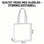 Koselig poter veske med glidelås