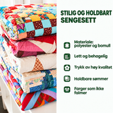 Quiltet sengesett, 3 deler – fyrets bris