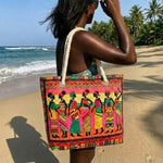 Håndlaget strandveske | Melaninens dronninger