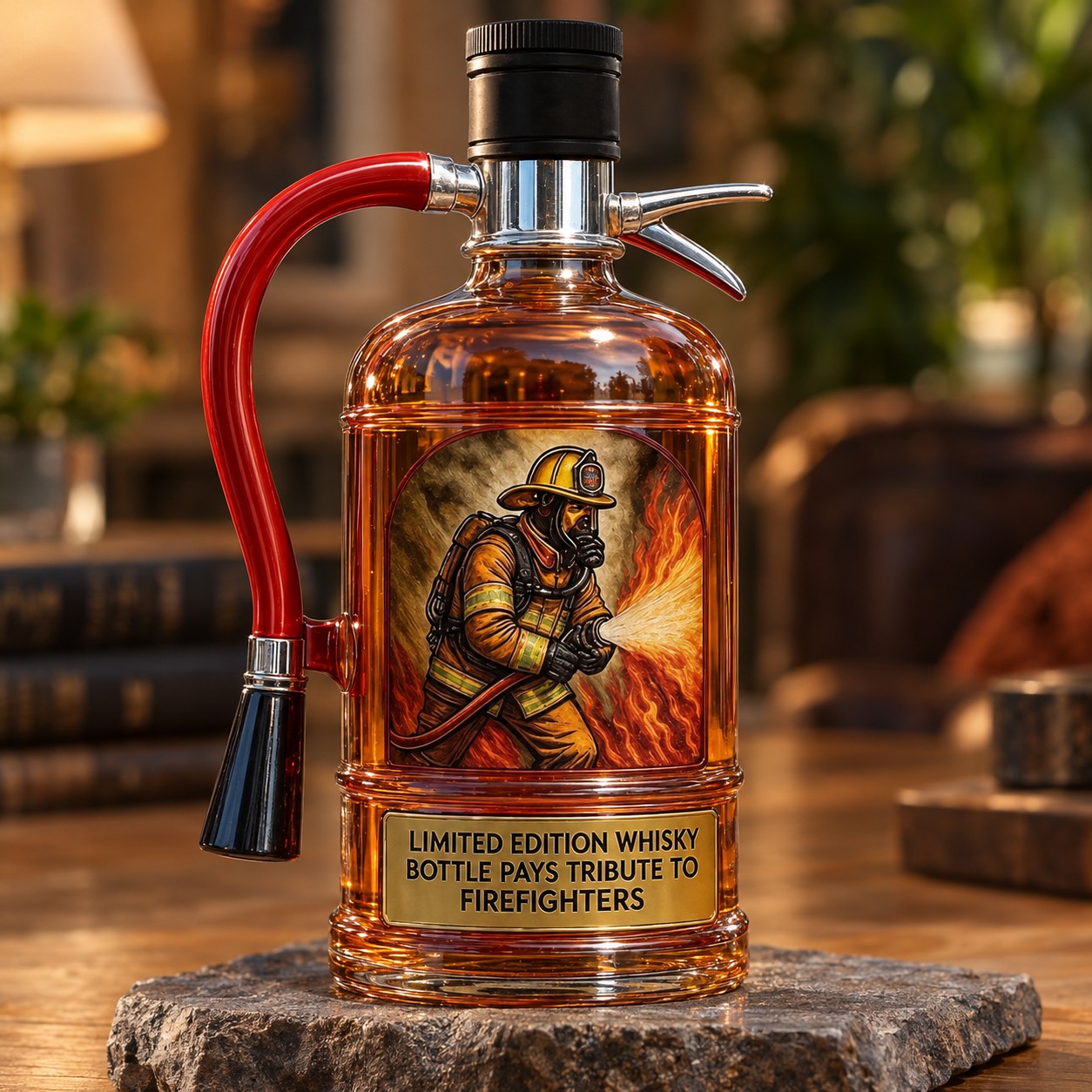 Whiskykaraffel brannslukker