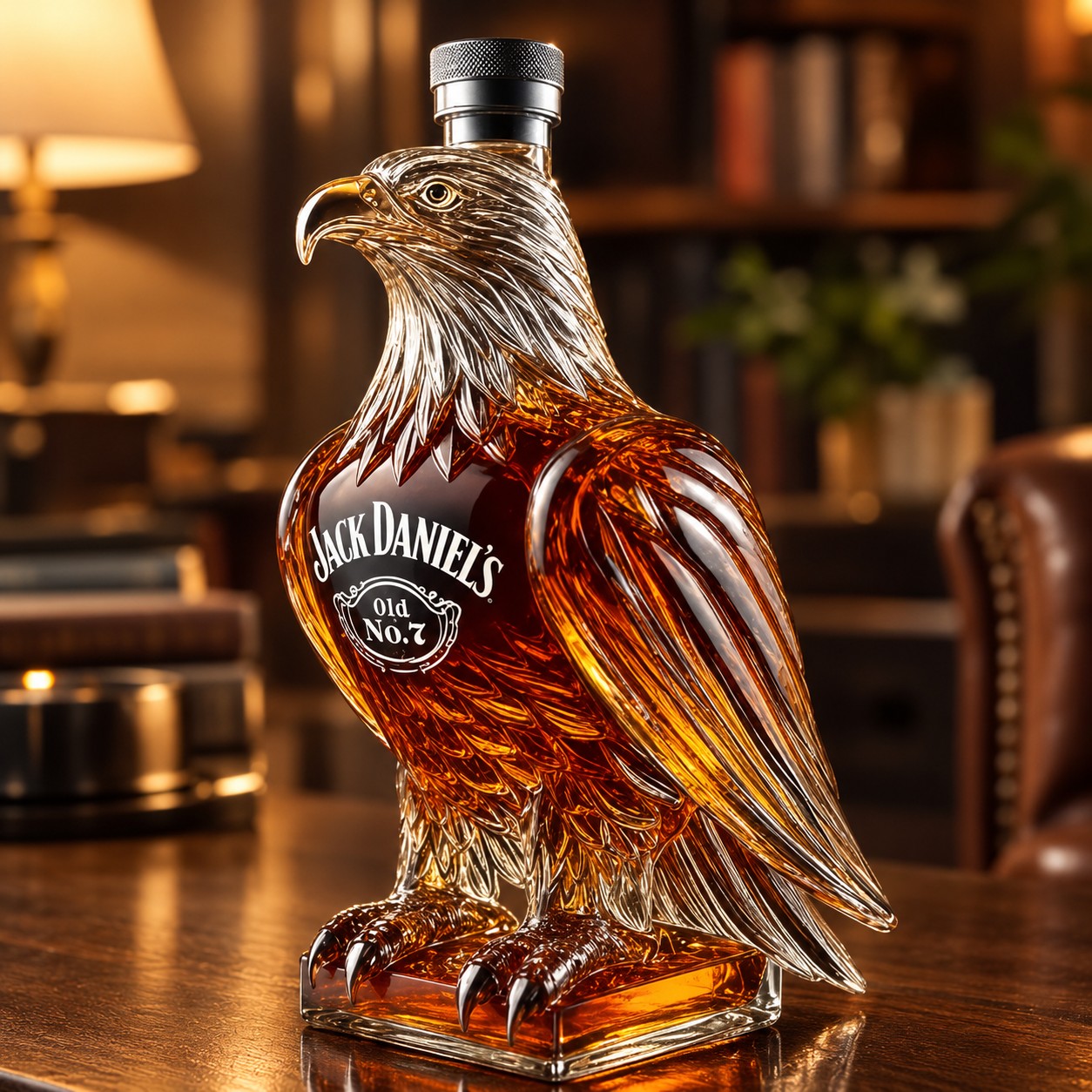 Whiskykaraffel med ørn