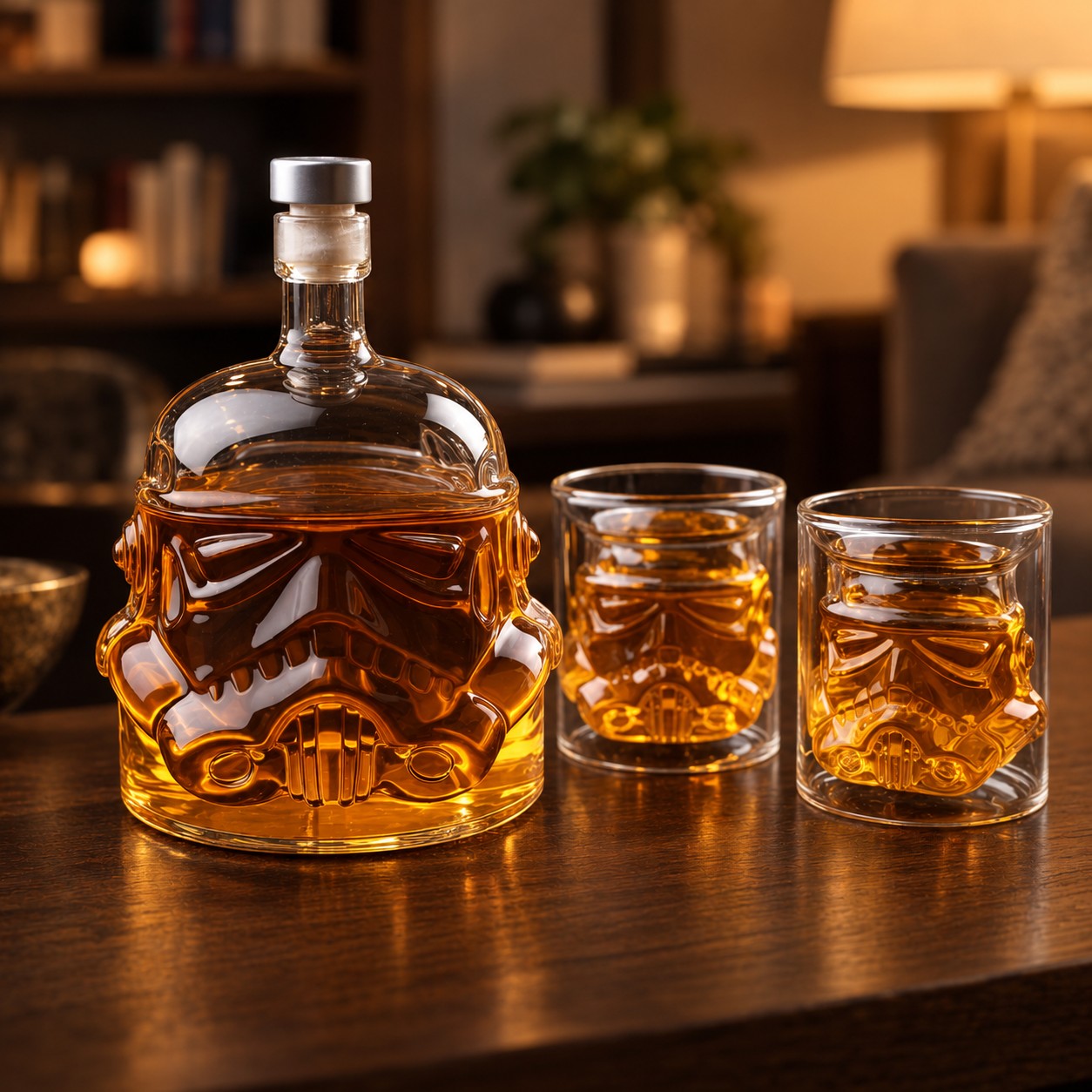 Whiskykaraffel – Sett med karaffel og glass