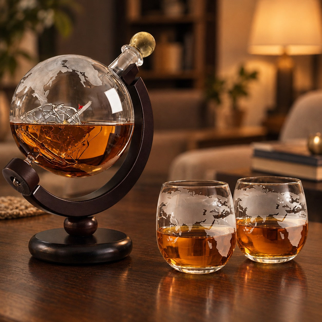 Whiskykaraffel – Verdenskart