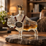 Håndblåst whiskykaraffel av borosilikatglass – Bison 350 ml