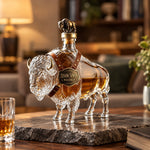 Håndblåst whiskykaraffel av borosilikatglass – Bison 350 ml